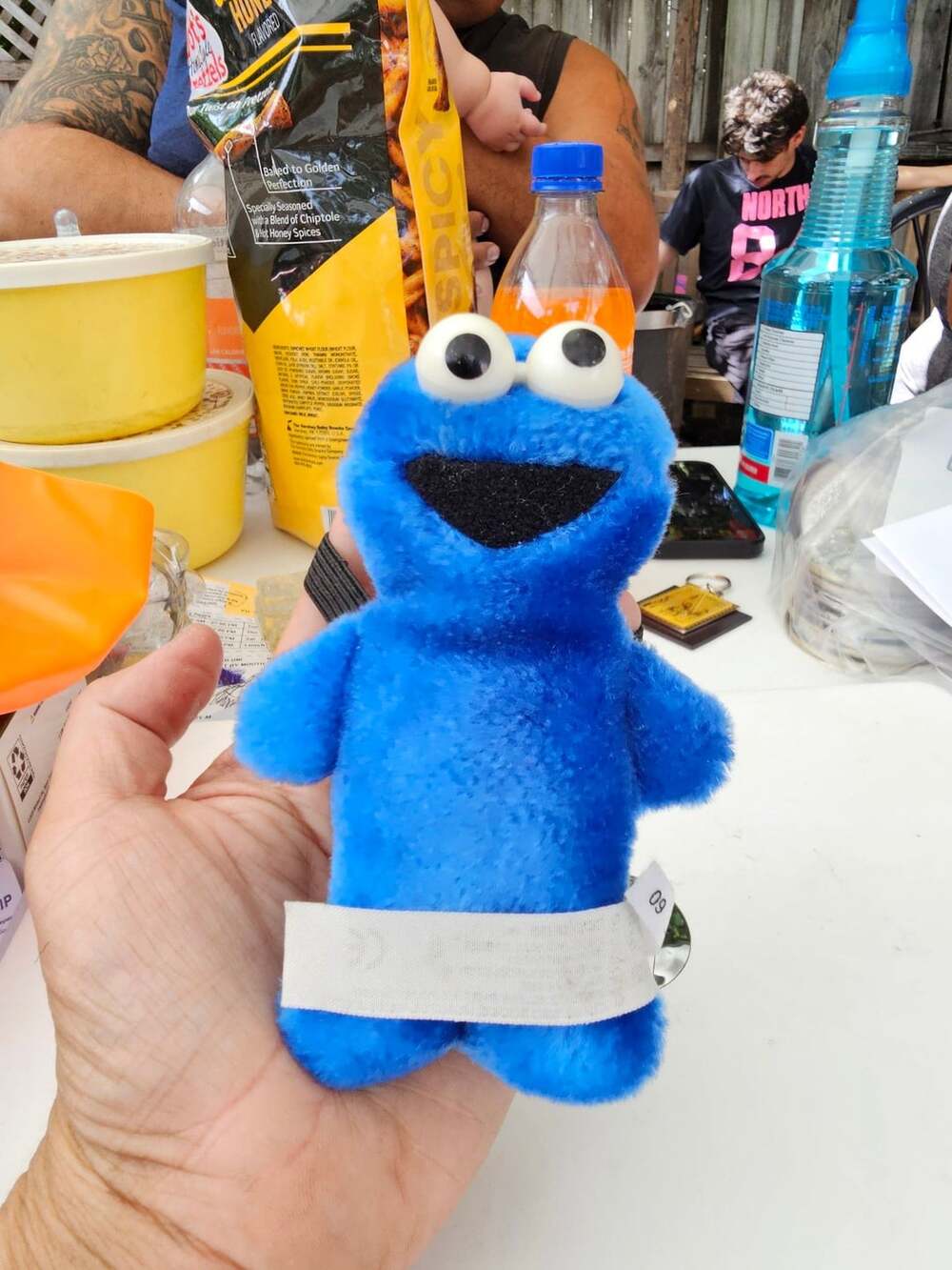 Applause Cookie Monster Wrist Buddy Plush